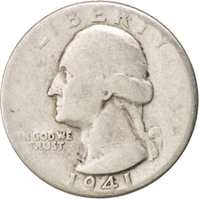 Monnaie, États-Unis, Washington Quarter, Quarter, 1941, U.S. Mint