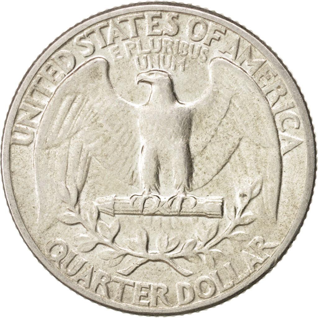 United States, Washington Quarter, 1942, Philadelphia, AU(55-58), KM:164