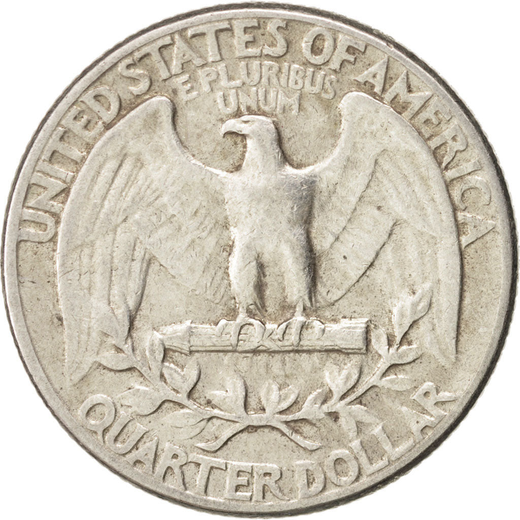 United States, Washington Quarter, 1944, Philadelphia, AU(50-53), KM:164