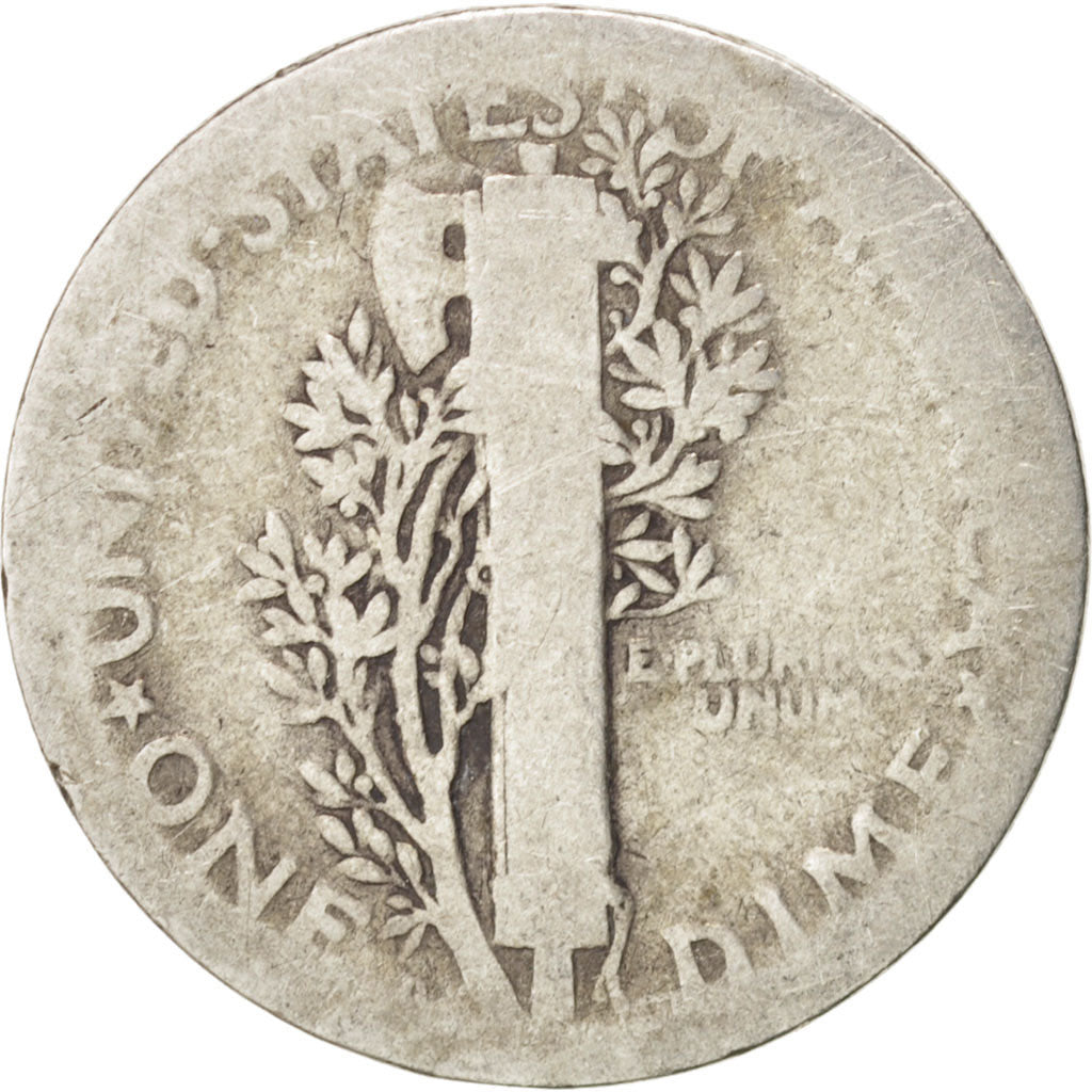 Coin, United States, Mercury Dime, Dime, 1918, U.S. Mint, Denver, VF(20-25)