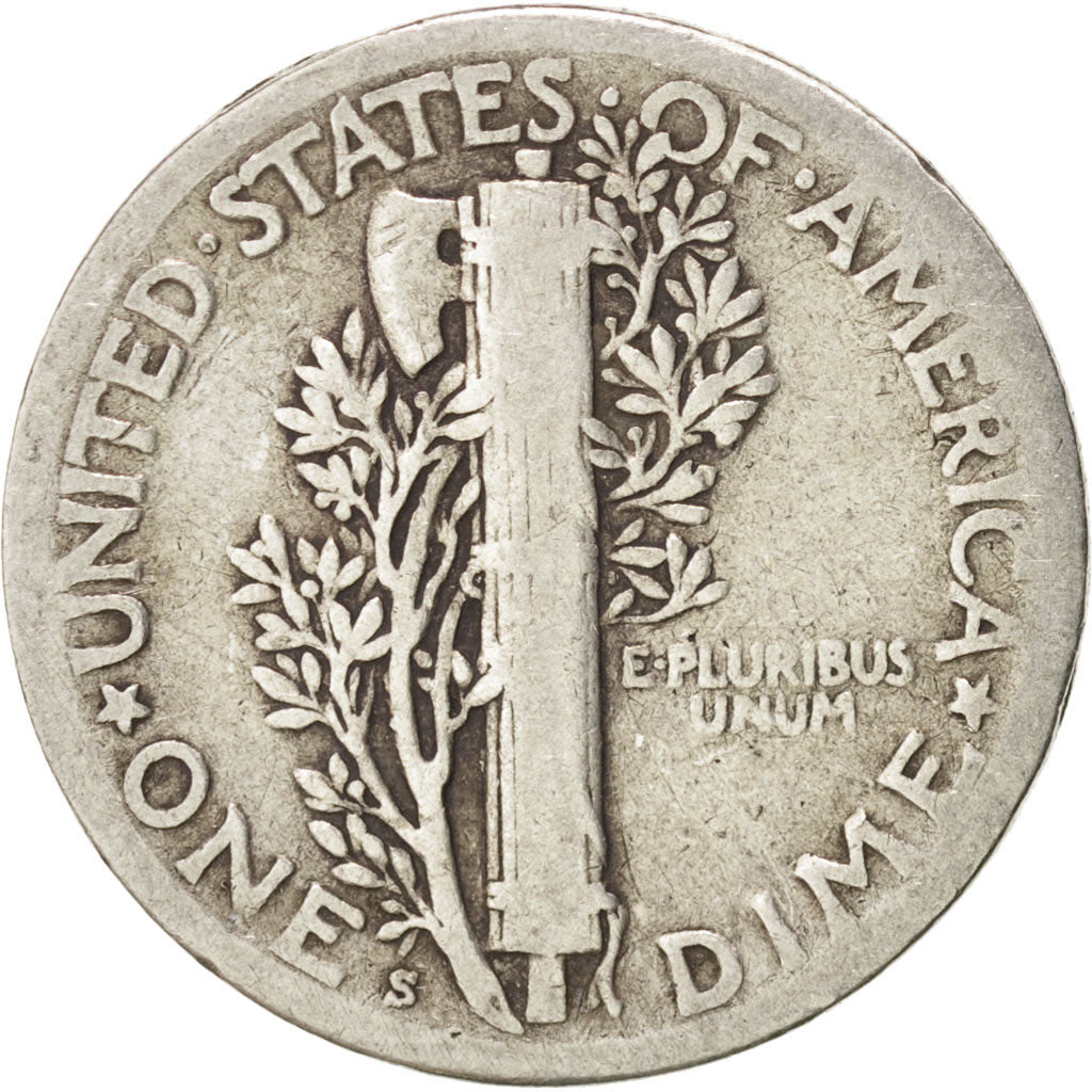 Münze, Vereinigte Staaten, Mercury Dime, Dime, 1926, U.S. Mint, San Francisco