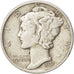 Coin, United States, Mercury Dime, Dime, 1937, U.S. Mint, Philadelphia