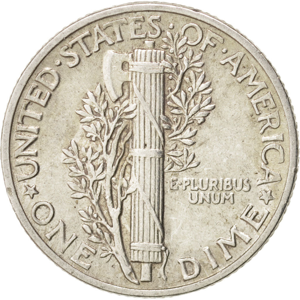 États-Unis, Mercury Dime, 1941, Philadelphie, SUP, Silver, KM:140