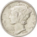 United States, Mercury Dime, 1942, Philadelphia, AU(55-58), Silver, KM:140