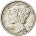 États-Unis, Mercury Dime, 1943, Philadelphie, SUP, Silver, KM:140