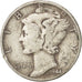 Coin, United States, Mercury Dime, Dime, 1944, U.S. Mint, Philadelphia