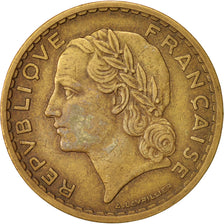 France, Lavrillier, 5 Francs, 1940, EF(40-45), Aluminum-Bronze, KM:888a.1