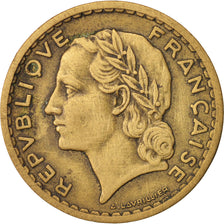 France, Lavrillier, 5 Francs, 1945, EF(40-45), Aluminum-Bronze, KM:888a.2