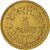 Moneda, Francia, Lavrillier, 5 Francs, 1945, Castelsarrasin, EBC, Aluminio -