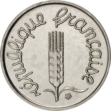 France, Épi, Centime, 1966, Paris, MS(65-70), Stainless Steel, KM:928