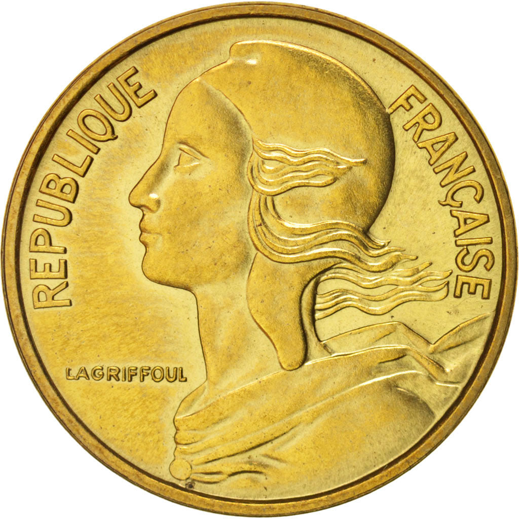 France, Marianne, 5 Centimes, 1966, Paris, MS(65-70), Aluminum-Bronze, KM:933