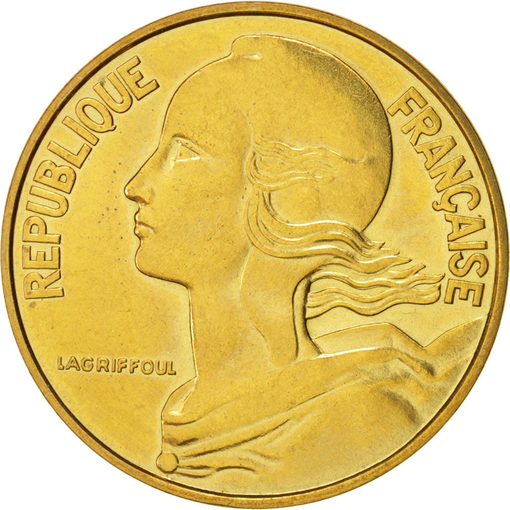 France, Marianne, 20 Centimes, 1966, Paris, MS(65-70), Aluminum-Bronze, KM:930