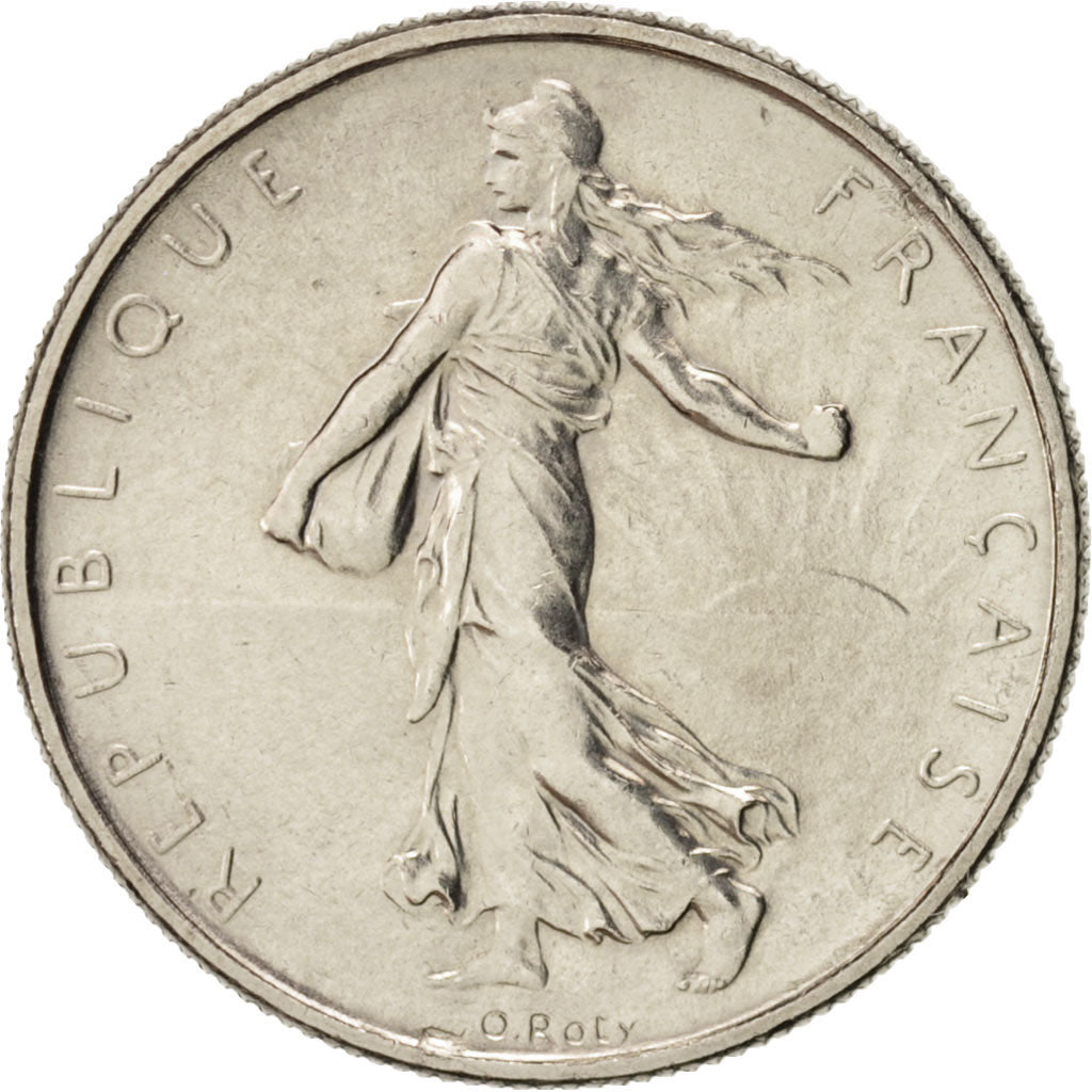 Coin, France, Semeuse, 1/2 Franc, 1965, Paris, MS(65-70), Nickel, KM:931.1