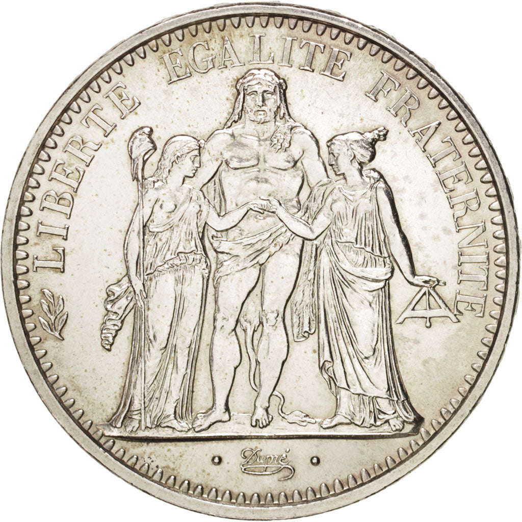 France, Hercule, 10 Francs, 1965, Paris, MS(64), Silver, KM:932, Gadoury:813