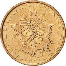 France, Mathieu, 10 Francs, 1975, SPL+, Nickel-brass, Tranche A, Gadoury:814