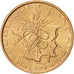 Coin, France, Mathieu, 10 Francs, 1975, MS(64), Nickel-brass, KM:940