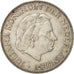 Netherlands, Juliana, 2-1/2 Gulden, 1959, AU(55-58), Silver, KM:185
