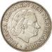 Netherlands, Juliana, 2-1/2 Gulden, 1960, AU(55-58), Silver, KM:185
