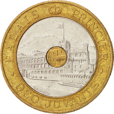 Monaco, Rainier III, 20 Francs, 1997, AU(55-58), Tri-Metallic, KM:165