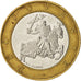 Monaco, Rainier III, 10 Francs, 1992, AU(55-58), Bi-Metallic, KM:163