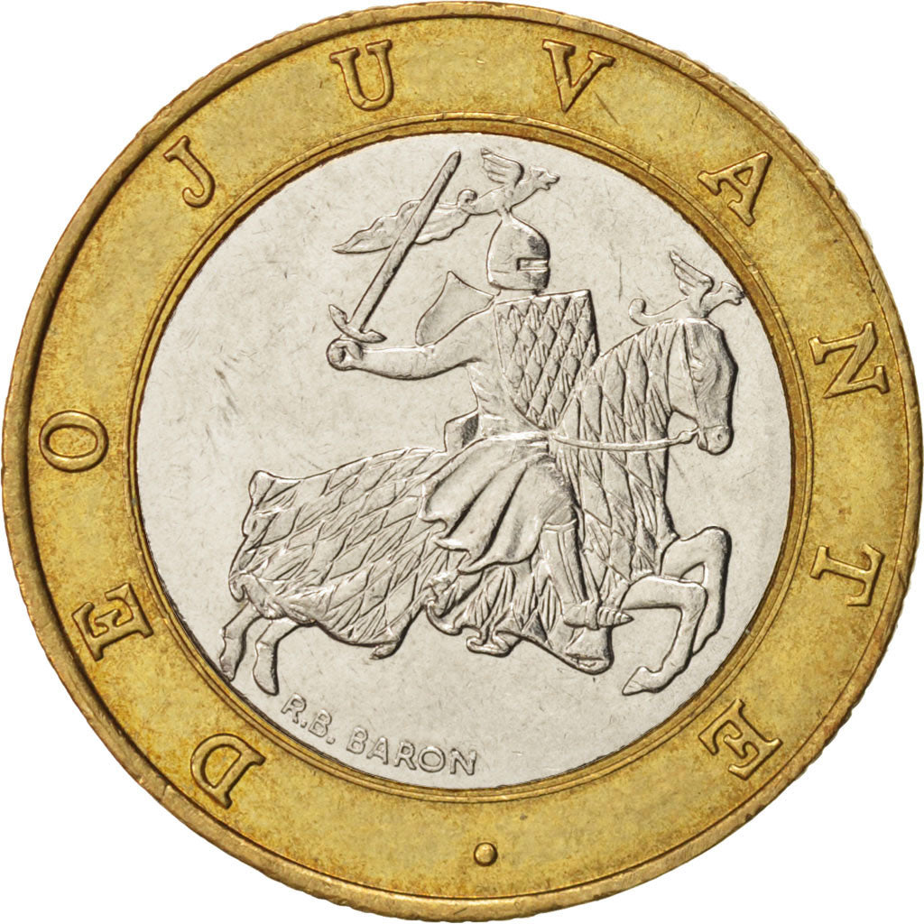 Monaco, Rainier III, 10 Francs, 1997, MS(60-62), Bi-Metallic, KM:163