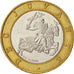 Monaco, Rainier III, 10 Francs, 1997, MS(60-62), Bi-Metallic, KM:163