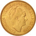 Netherlands, Wilhelmina I, 10 Gulden, 1925, MS(63), Gold, KM:162
