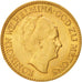 Coin, Netherlands, Wilhelmina I, 10 Gulden, 1933, MS(63), Gold, KM:162