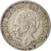 Coin, Netherlands, Wilhelmina I, 25 Cents, 1928, EF(40-45), Silver, KM:164