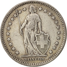 Coin, Switzerland, 2 Francs, 1920, Bern, EF(40-45), Silver, KM:21