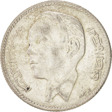 Morocco, al-Hassan II, 5 Dirhams, 1965, Paris, EF(40-45), Silver, KM:57