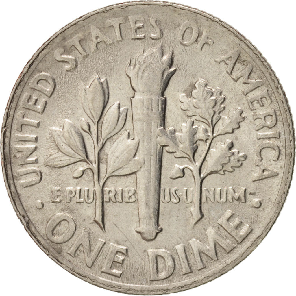Coin, United States, Roosevelt Dime, Dime, 1968, U.S. Mint, Denver, AU(50-53)