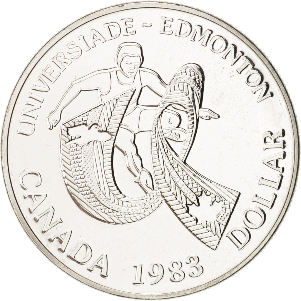 Canada, Elizabeth II, Dollar, 1983, Ottawa, MS(64), Silver, KM:138