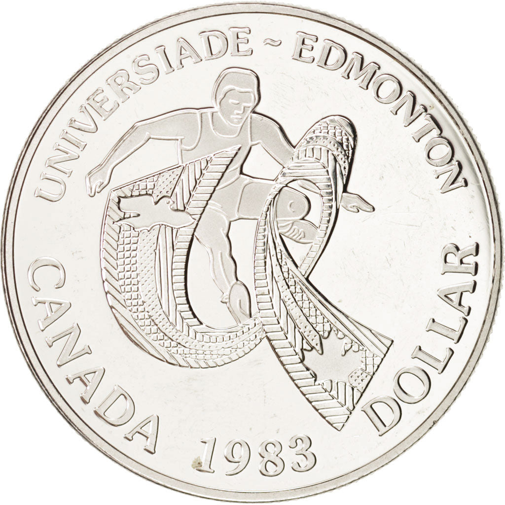 Coin, Canada, Elizabeth II, Dollar, 1983, Royal Canadian Mint, Ottawa, MS(64)
