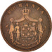 Romania, Carol I, 10 Bani, 1867, VF(30-35), Copper, KM:4.2