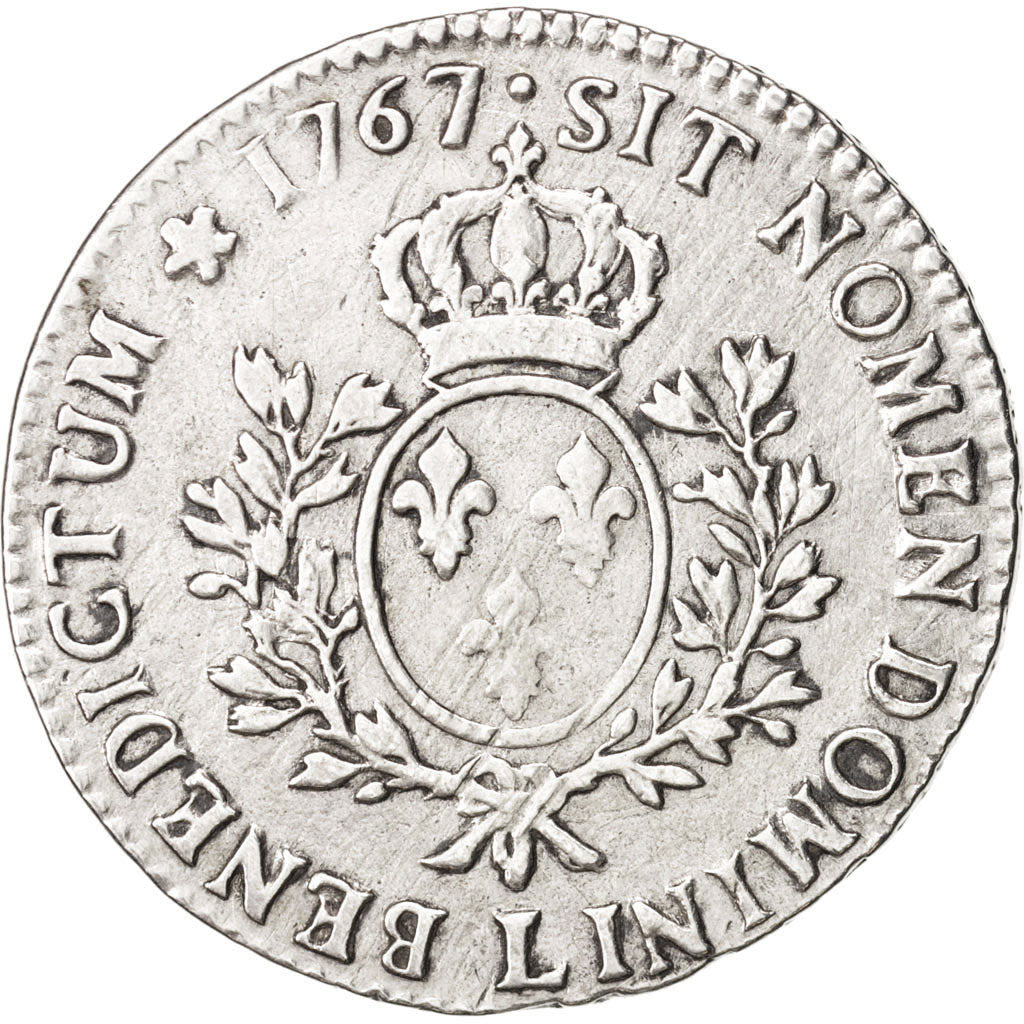 Moneda, Francia, Louis XV, Écu au bandeau, Ecu, 1767, Bayonne, BC+, Plata