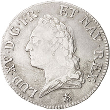 France, Louis XV, Écu à la vieille tête, 1771, Toulouse, TB, Argent, Gadoury:323