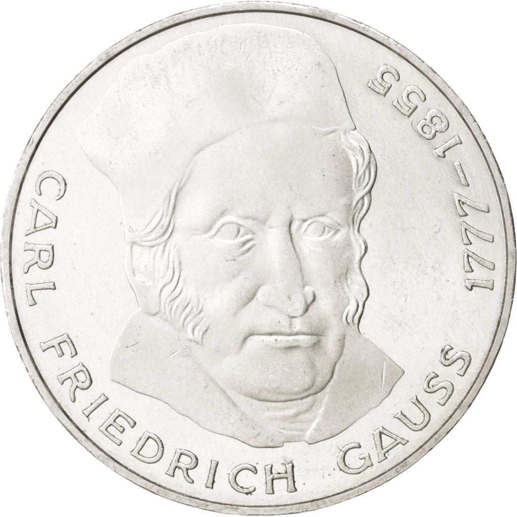 GERMANY - FEDERAL REPUBLIC, 5 Mark, 1977, Hamburg, MS(64), Silver, KM:145