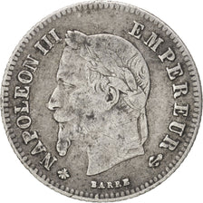 France, Napoleon III, 20 Centimes, 1864, Paris, TB+, Argent, Gadoury:308