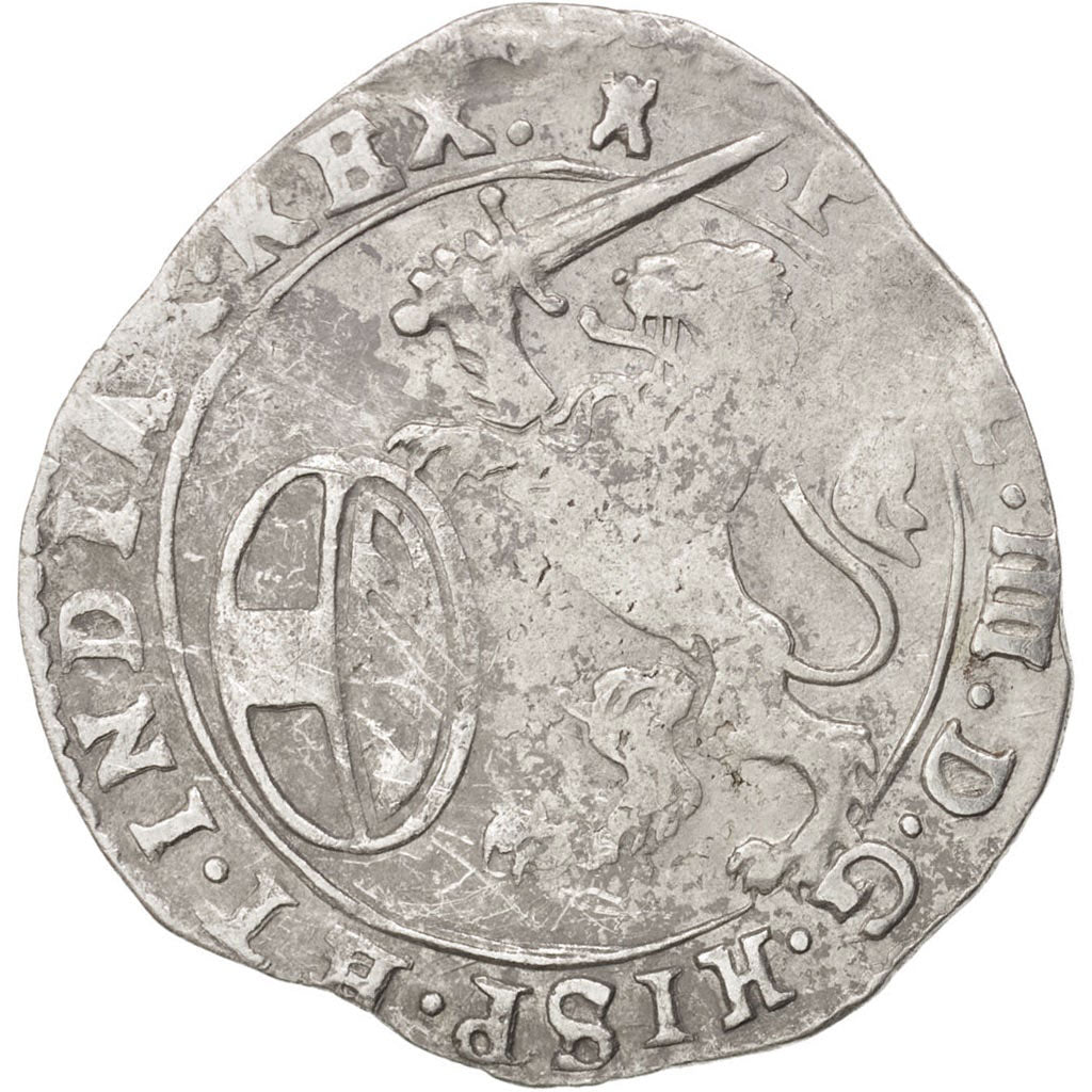 Coin, Spanish Netherlands, TOURNAI, Escalin, 6 Sols, 1652, Tournai, EF(40-45)