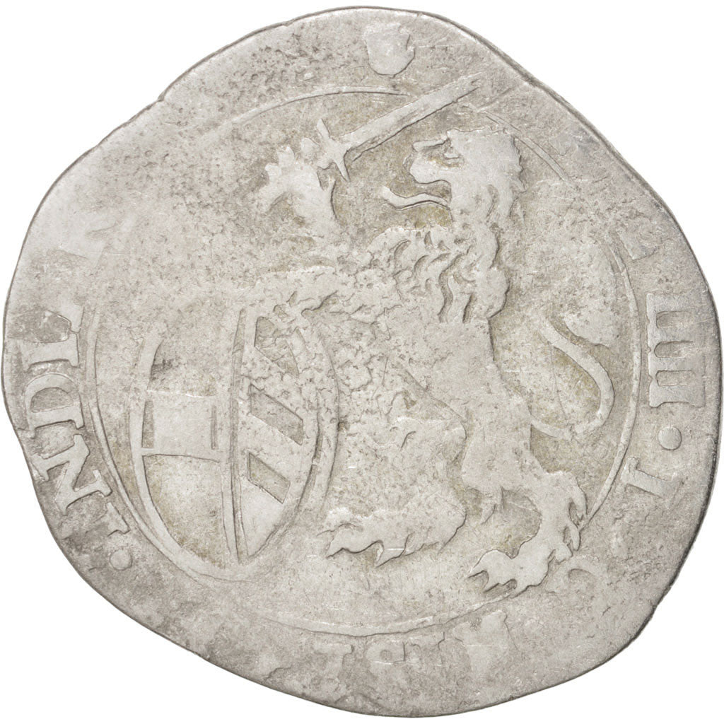 Spanish Netherlands, BRABANT, Escalin, 1622, Antwerp, VF(20-25), Silver, KM:52.1