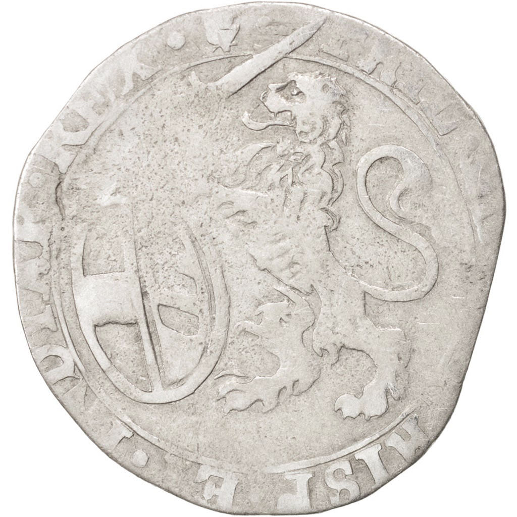 Spanish Netherlands, BRABANT, Escalin, 1623, Antwerp, VF(20-25), Silver, KM:52.1