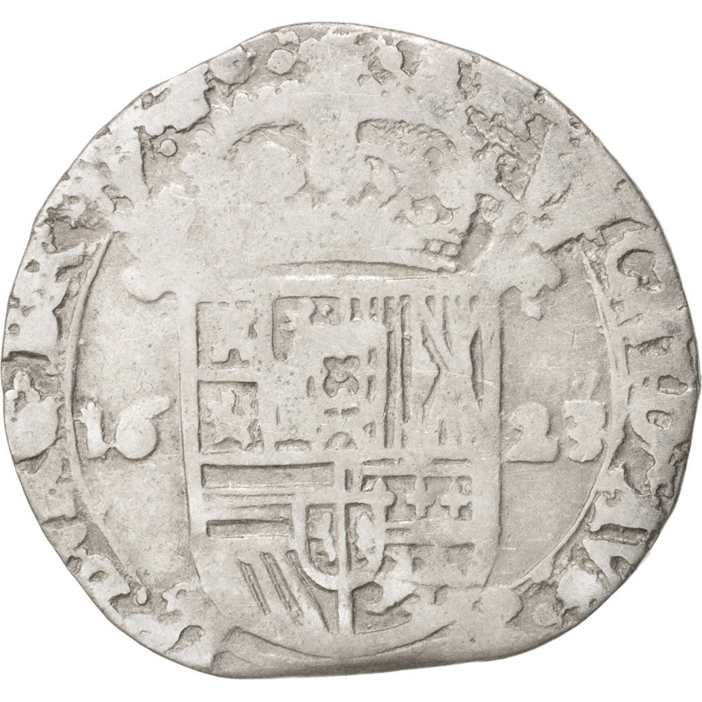 Spanish Netherlands, BRABANT, Escalin, 1623, Antwerp, VF(20-25), Silver, KM:52.1