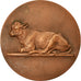 França, Medal, Agriculture, Vache, Offert par Mr Durieux, V. Peter, MS(63)