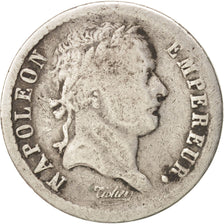 France, Napoléon I, 1/2 Franc, 1808, Paris, VF(20-25), Silver, KM:680.1