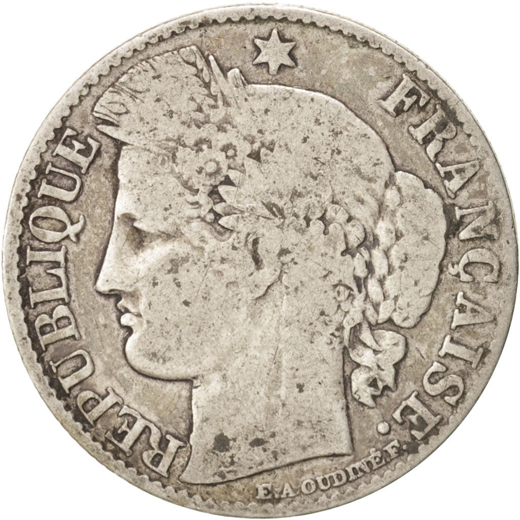Münze, Frankreich, Cérès, 50 Centimes, 1895, Paris, S, Silber, KM:834.1