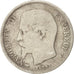 France, Napoleon III, 50 Centimes, 1859, Paris, F(12-15), Silver, KM:794.1