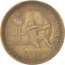 Monaco, Louis II, Franc, 1924, Poissy, EF(40-45), Aluminum-Bronze, KM:111