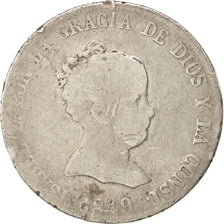 Spagna, Isabel II, 4 Réales, 1849, Madrid, B+, Argento, KM:519.2