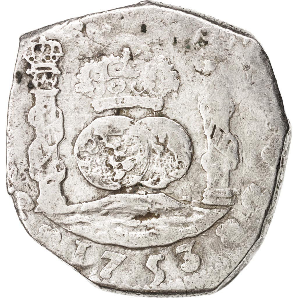 Guatemala, Ferdinand VI, 8 Réales, 1753, EF(40-45), Silver, KM:12